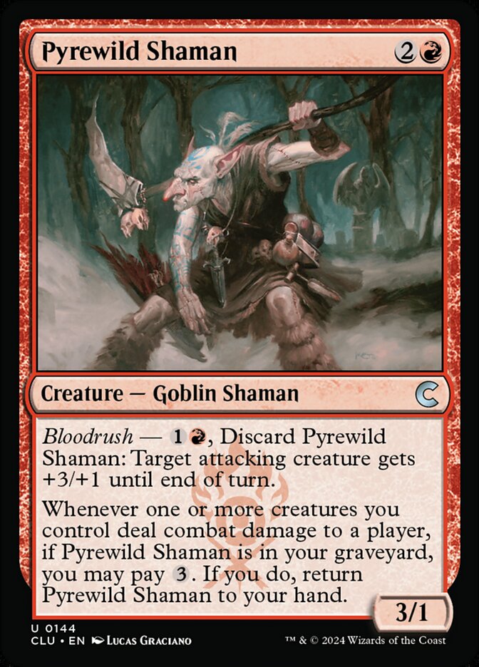 Pyrewild Shaman 144 (Ravnica: Clue Edition)  | Good Games Adelaide SA