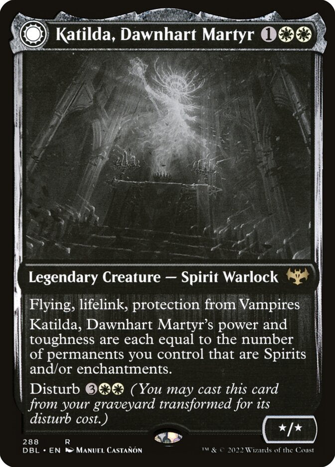 Katilda, Dawnhart Martyr // Katilda's Rising Dawn 288 (Innistrad: Double Feature)  | Good Games Adelaide SA