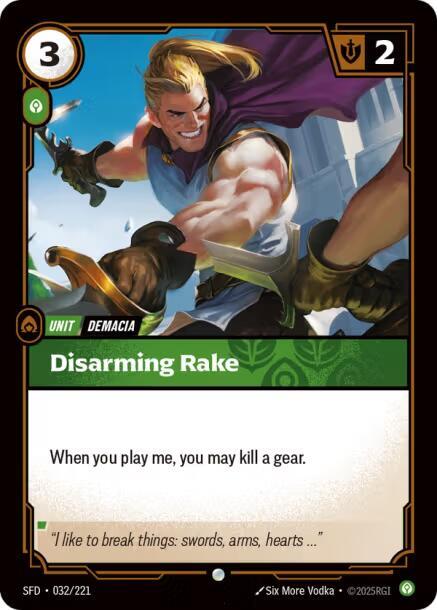 Disarming Rake 032/221 (Spiritforged)  | Good Games Adelaide SA