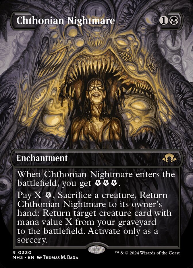 Chthonian Nightmare 330/319 (Modern Horizons 3)  - Borderless | Good Games Adelaide SA