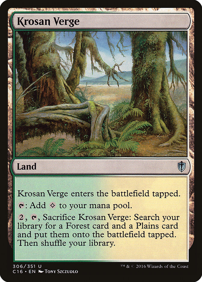 Krosan Verge 306 (Commander 2016)  | Good Games Adelaide SA