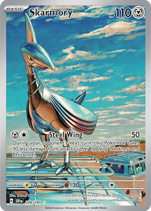 Skarmory 209/191 (SV08: Surging Sparks)  - Holofoil | Good Games Adelaide SA