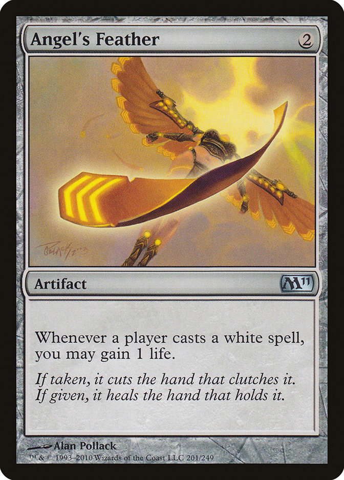 Angel's Feather 201 (Magic 2011 (M11))  - Foil | Good Games Adelaide SA