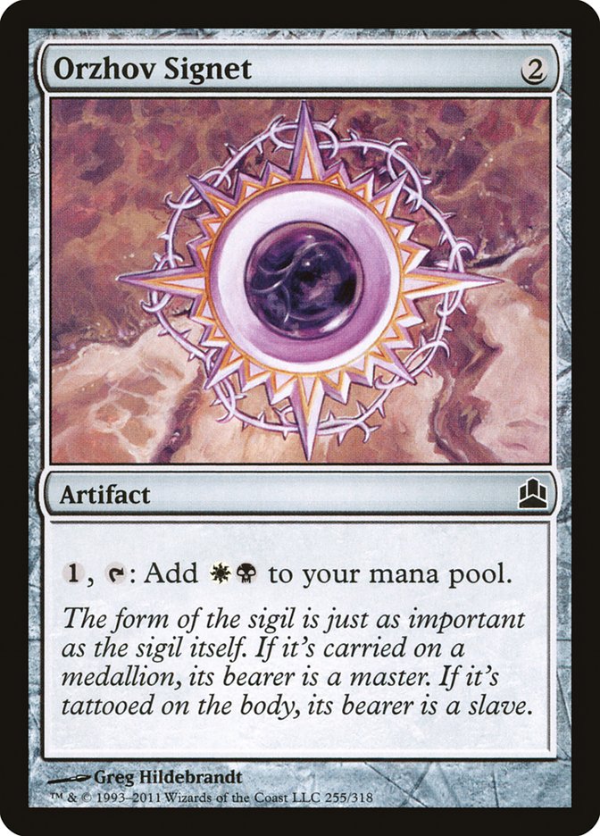 Orzhov Signet 255 (Commander)  | Good Games Adelaide SA