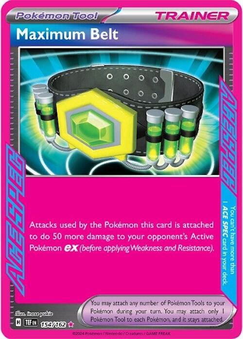 Maximum Belt 154/162 (SV05: Temporal Forces)  - Holofoil | Good Games Adelaide SA