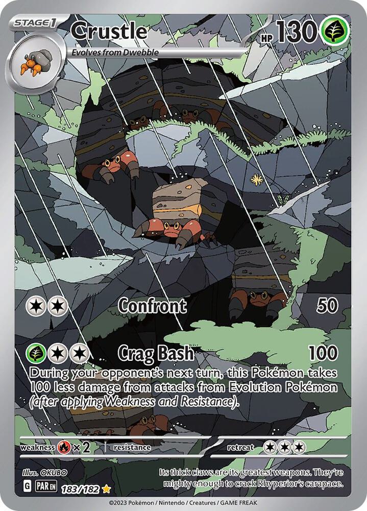 Crustle 183/182 (SV04: Paradox Rift)  - Holofoil | Good Games Adelaide SA