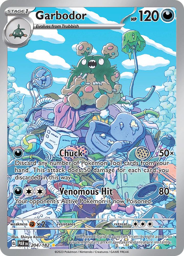 Garbodor 204/182 (SV04: Paradox Rift)  - Holofoil | Good Games Adelaide SA