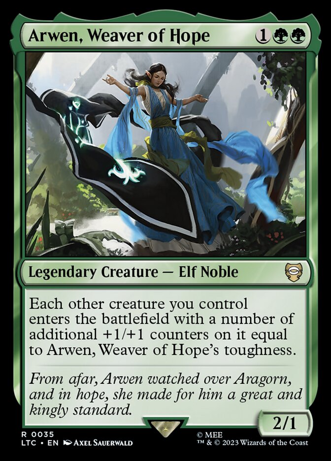 Arwen, Weaver of Hope 35 (Commander: The Lord of the Rings: Tales of Middle-earth)  | Good Games Adelaide SA