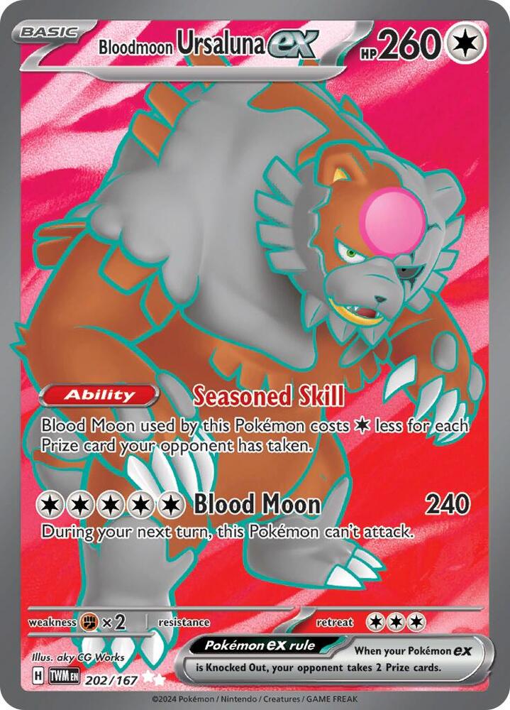 Bloodmoon Ursaluna ex 202/167 (SV06: Twilight Masquerade)  - Holofoil | Good Games Adelaide SA