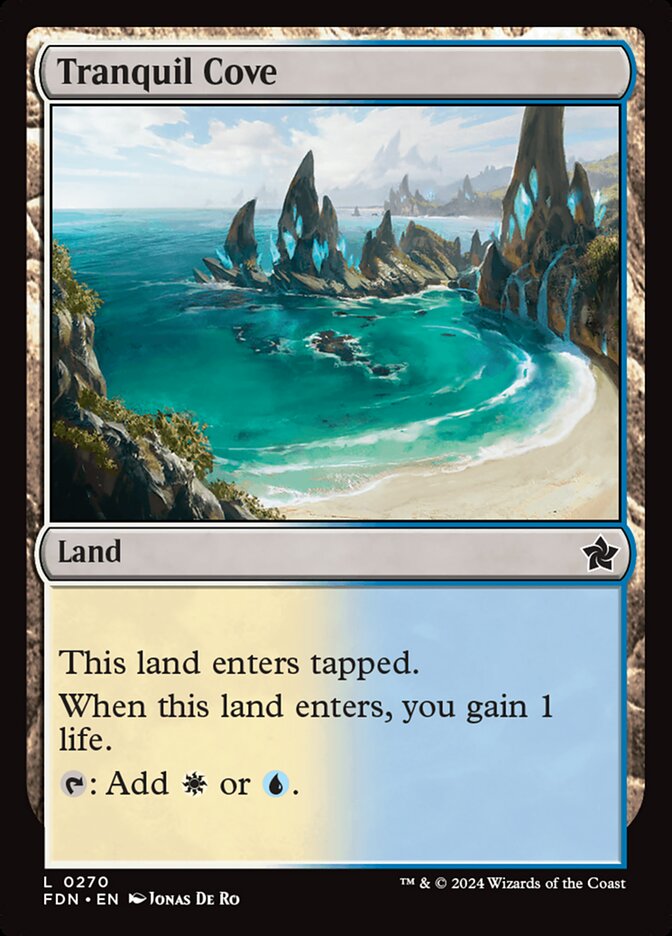 Tranquil Cove 270 (Foundations)  - Foil | Good Games Adelaide SA