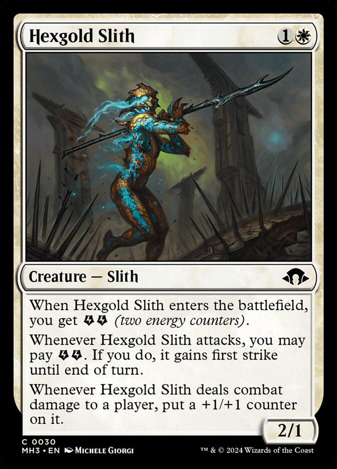 Hexgold Slith 30 (Modern Horizons 3)  - Foil | Good Games Adelaide SA