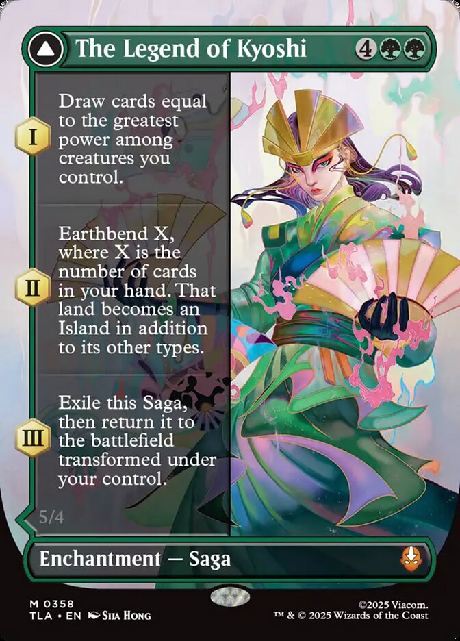 The Legend of Kyoshi // Avatar Kyoshi  358/286 (Avatar: The Last Airbender)  - Borderless | Good Games Adelaide SA