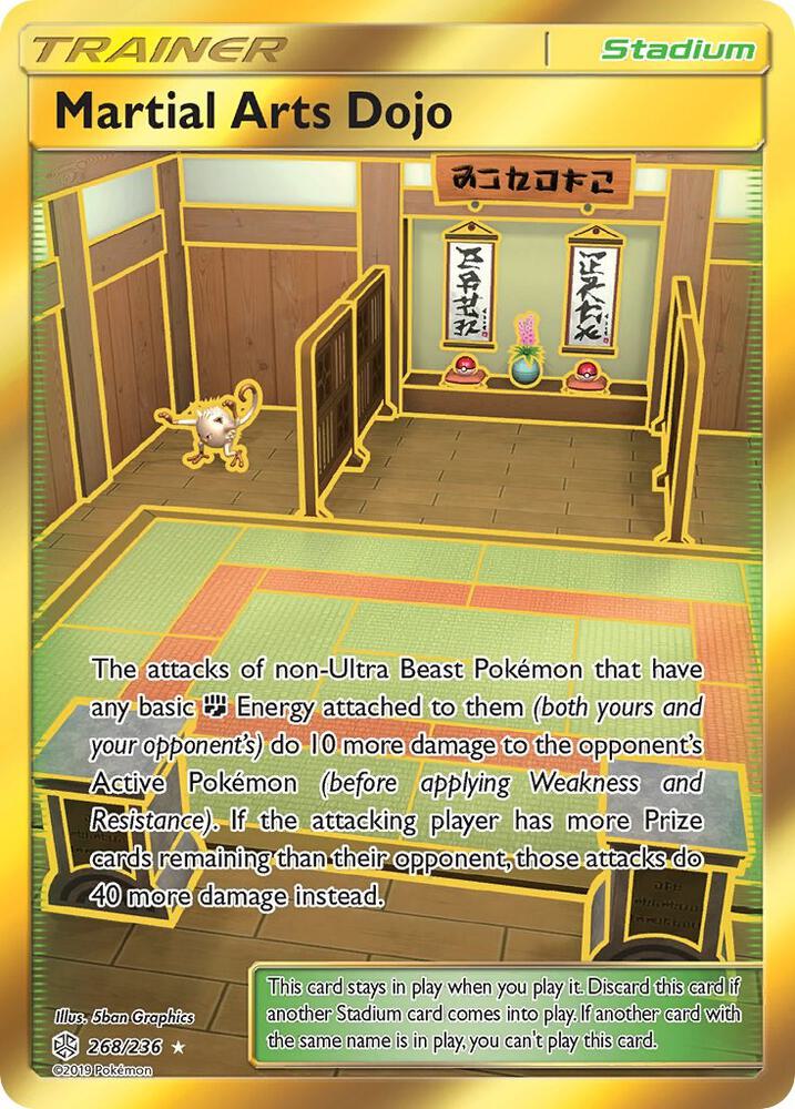 Martial Arts Dojo Secret 268/236 (SM - Cosmic Eclipse)  - Holofoil | Good Games Adelaide SA