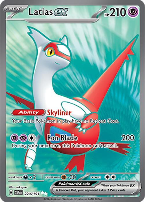 Latias ex 220/191 (SV08: Surging Sparks)  - Holofoil | Good Games Adelaide SA