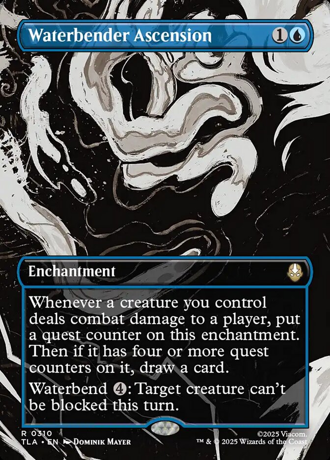 Waterbender Ascension  310/286 (Avatar: The Last Airbender)  - Borderless Foil | Good Games Adelaide SA