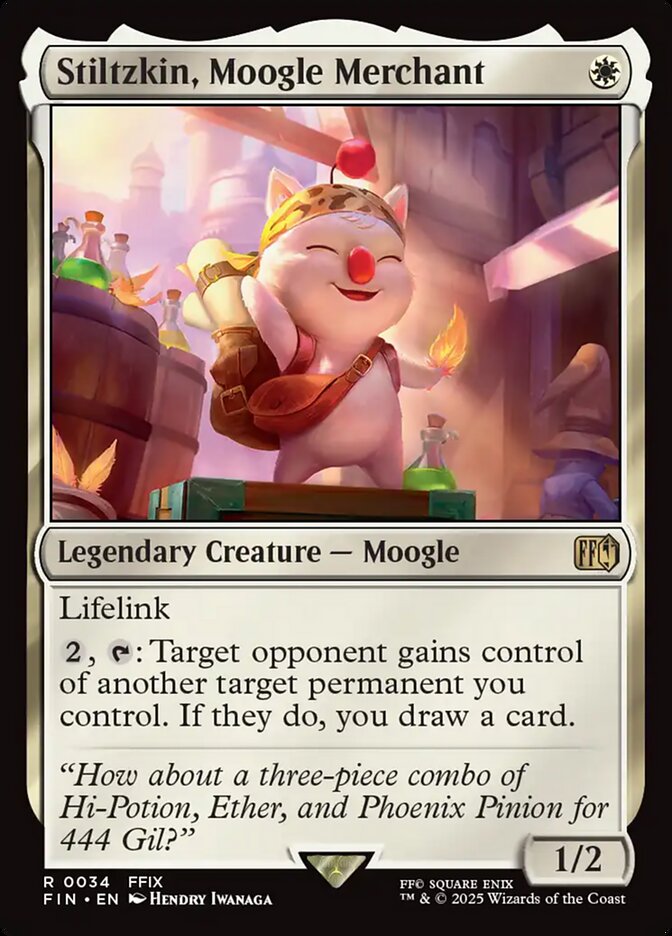 Stiltzkin Moogle Merchant 34 (FINAL FANTASY)  - Foil | Good Games Adelaide SA