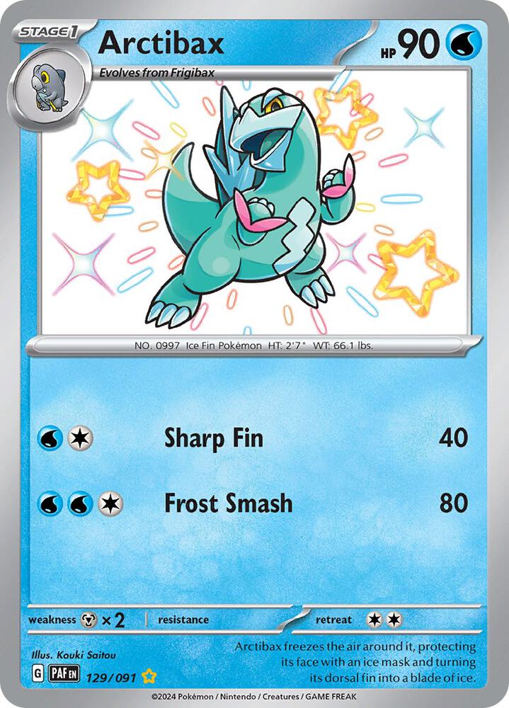 Arctibax 129/091 (SV: Paldean Fates)  - Holofoil | Good Games Adelaide SA