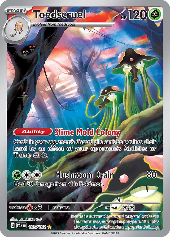 Toedscruel 185/182 (SV04: Paradox Rift)  - Holofoil | Good Games Adelaide SA