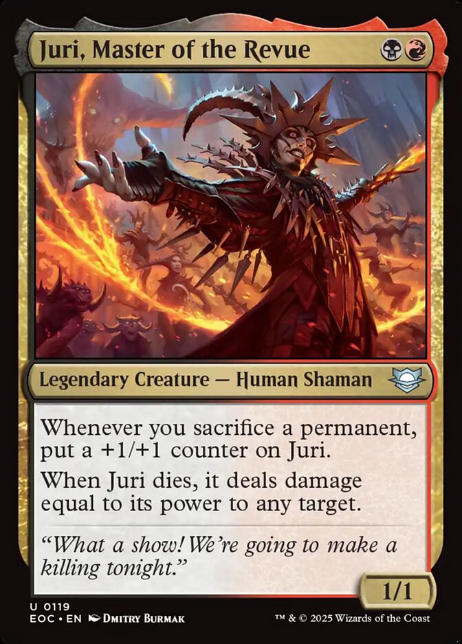 Juri, Master of the Revue 119 (Commander: Edge of Eternities)  | Good Games Adelaide SA
