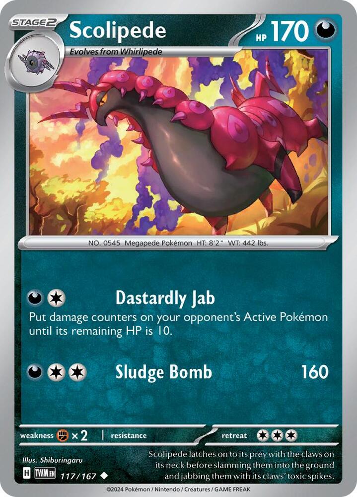 Scolipede 117/167 (SV06: Twilight Masquerade)  | Good Games Adelaide SA