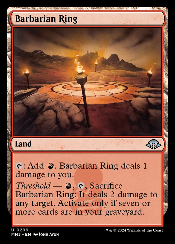 Barbarian Ring 299 (Modern Horizons 3)  - Foil | Good Games Adelaide SA