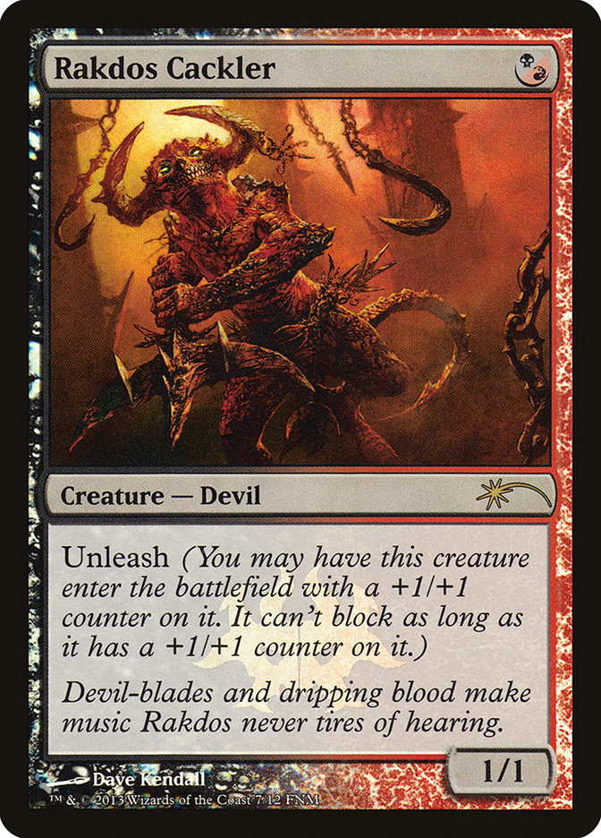 Rakdos Cackler 7 (FNM Promos)  - Foil | Good Games Adelaide SA
