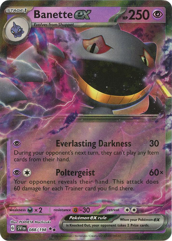 Banette ex 088/198 (SV01: Scarlet & Violet Base Set)  - Holofoil | Good Games Adelaide SA