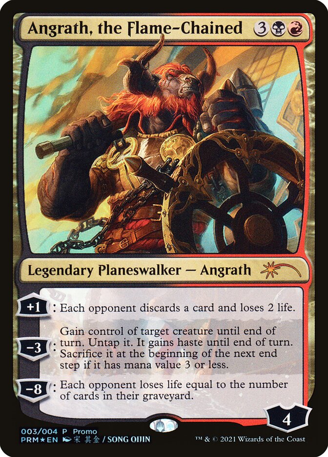 Angrath, the Flame-Chained 3 (Unique and Miscellaneous Promos)  - Foil | Good Games Adelaide SA