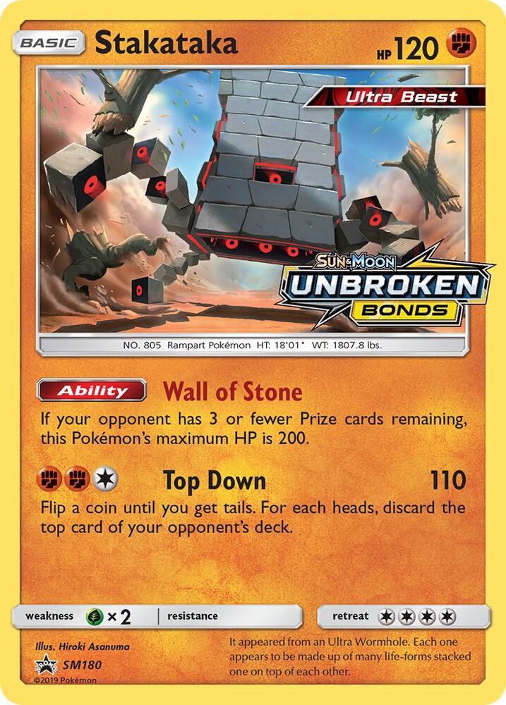 Stakataka Prerelease SM180 (SM Promos)  - Holofoil | Good Games Adelaide SA