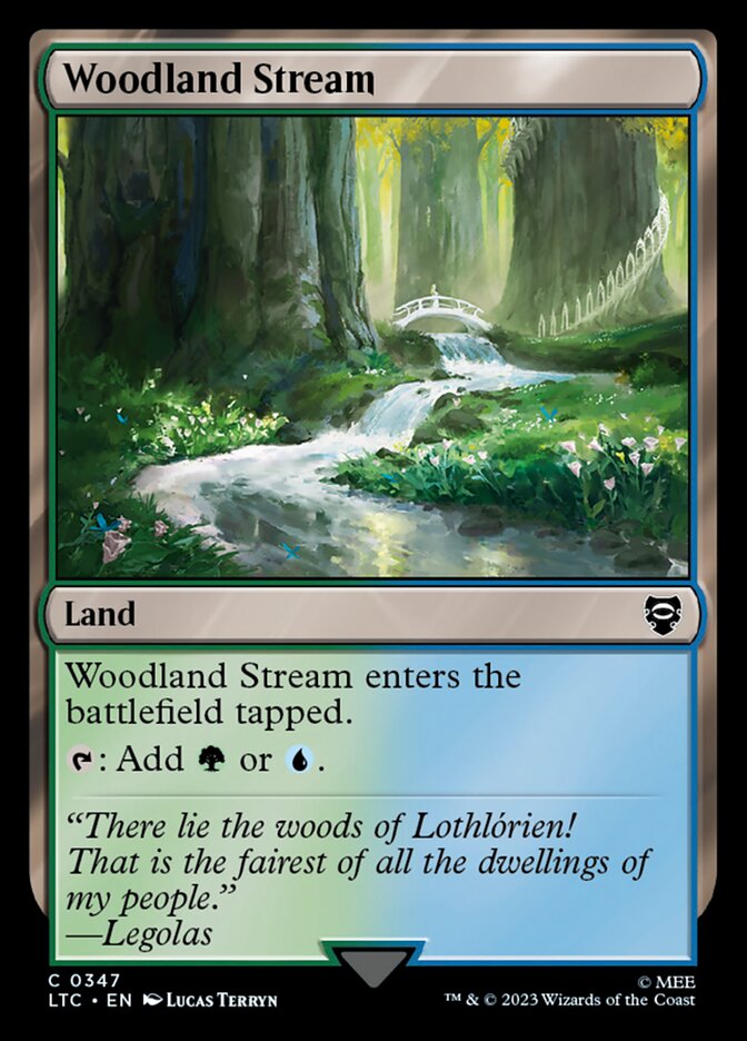 Woodland Stream 347 (Commander: The Lord of the Rings: Tales of Middle-earth)  | Good Games Adelaide SA