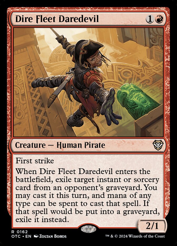 Dire Fleet Daredevil 162 (Commander: Outlaws of Thunder Junction)  | Good Games Adelaide SA