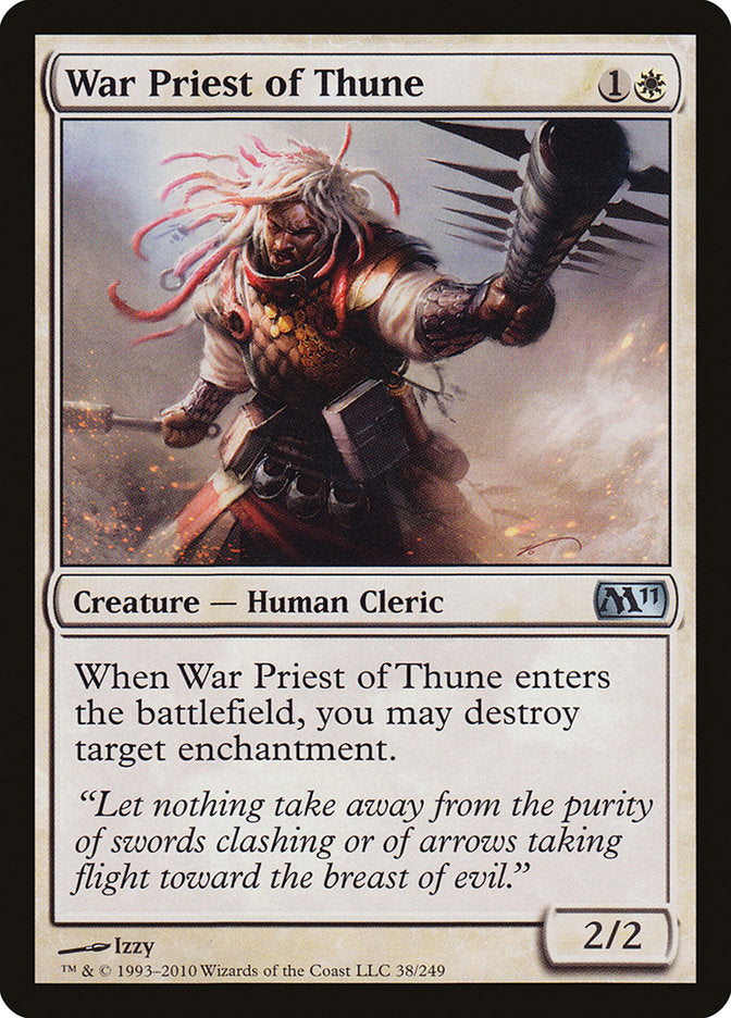 War Priest of Thune 38 (Magic 2011 (M11))  - Foil | Good Games Adelaide SA