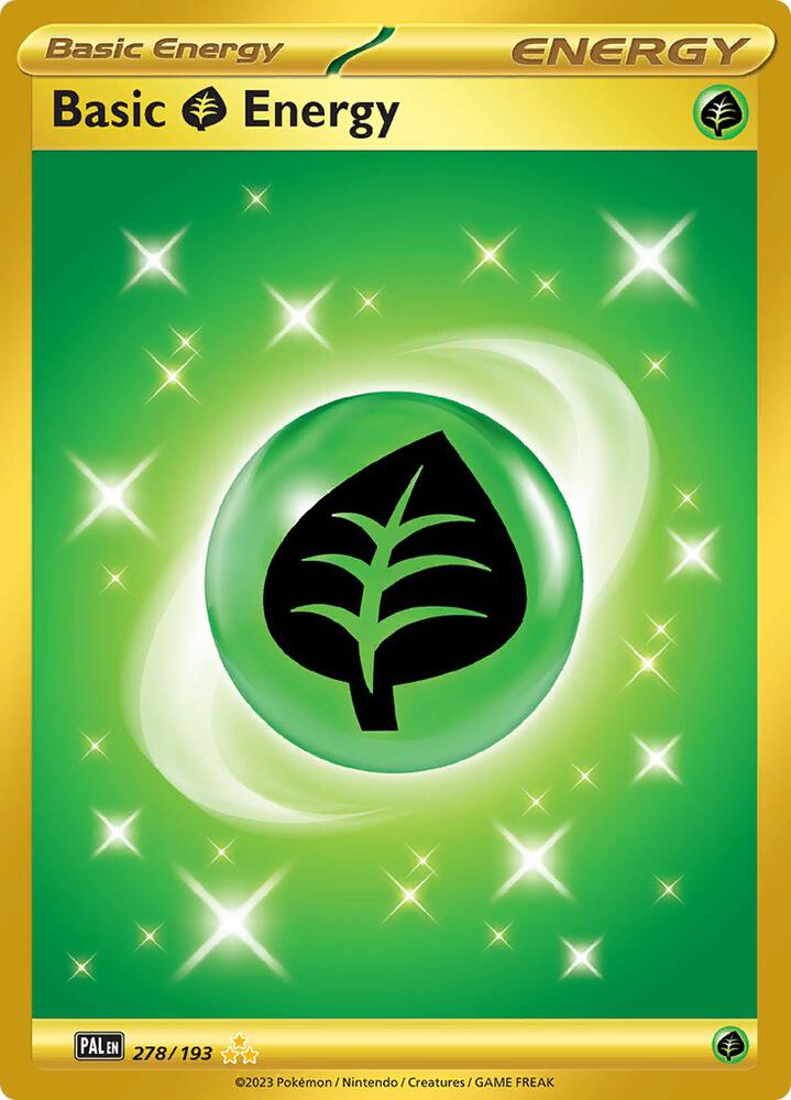 Basic Grass Energy 278/193 (SV02: Paldea Evolved)  - Holofoil | Good Games Adelaide SA
