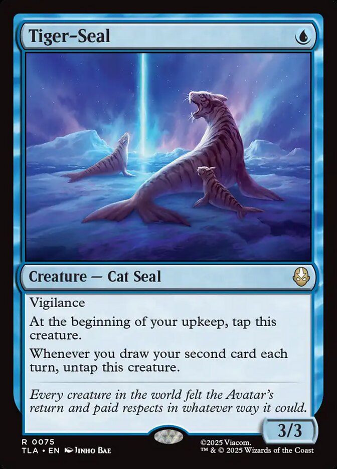 Tiger-Seal 75 (Avatar: The Last Airbender)  - Foil | Good Games Adelaide SA
