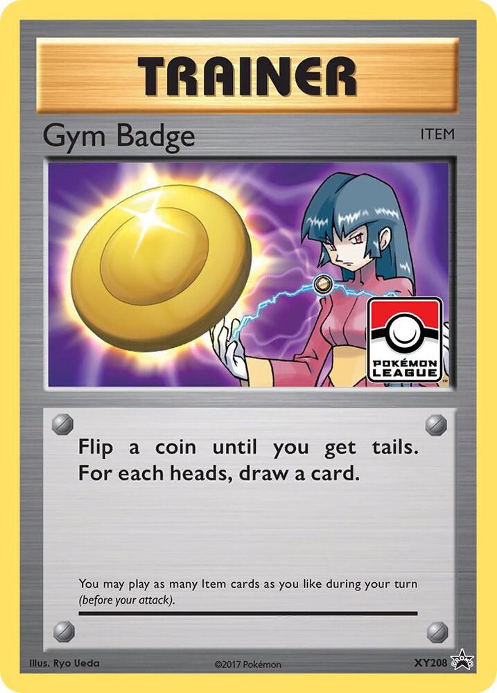Gym Badge Sabrina XY208 (XY Promos)  - Holofoil | Good Games Adelaide SA
