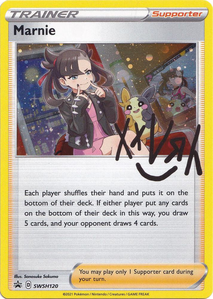 Marnie SWSH120 (SWSH: Sword & Shield Promo Cards)  - Holofoil | Good Games Adelaide SA