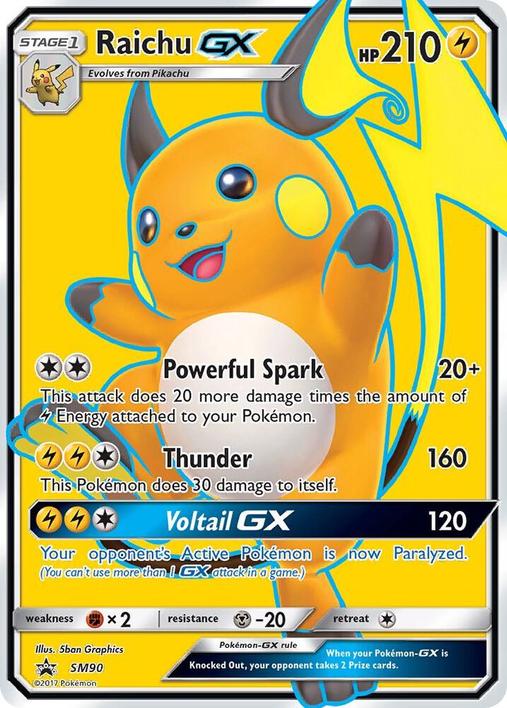 Raichu GX SM90 (SM Promos)  - Holofoil | Good Games Adelaide SA