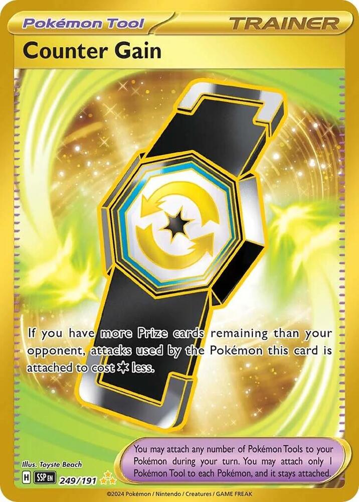 Counter Gain 249/191 (SV08: Surging Sparks)  - Holofoil | Good Games Adelaide SA