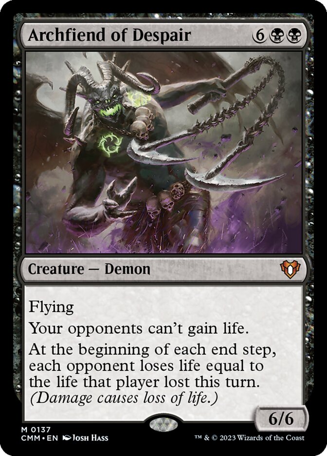 Archfiend of Despair 137 (Commander Masters)  - Foil | Good Games Adelaide SA