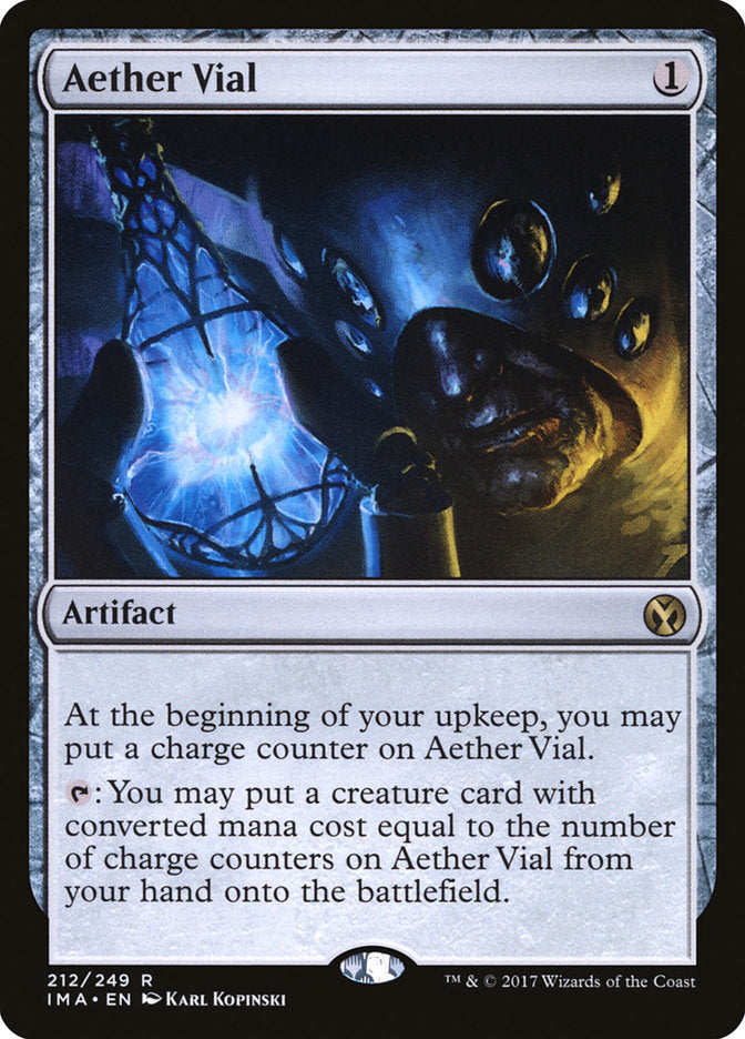 Aether Vial 212 (Iconic Masters)  - Foil | Good Games Adelaide SA