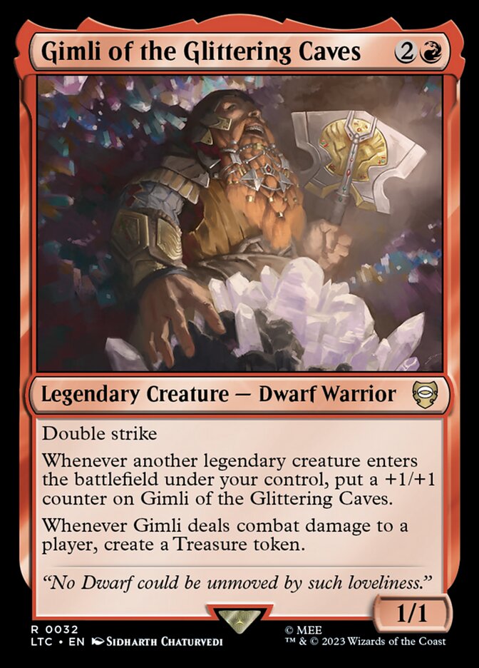 Gimli of the Glittering Caves 32 (Commander: The Lord of the Rings: Tales of Middle-earth)  | Good Games Adelaide SA