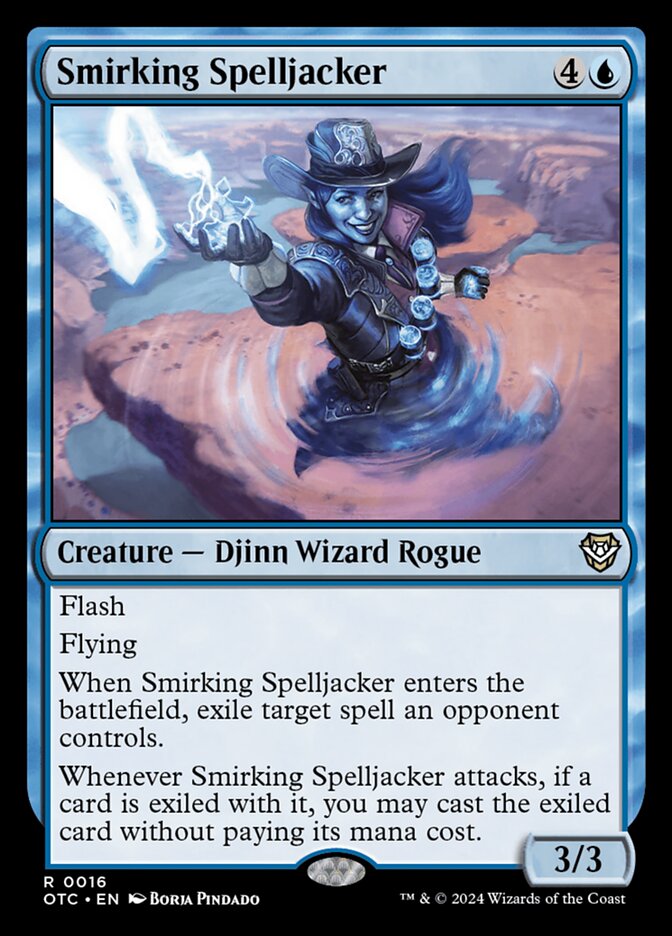 Smirking Spelljacker 16 (Commander: Outlaws of Thunder Junction)  | Good Games Adelaide SA