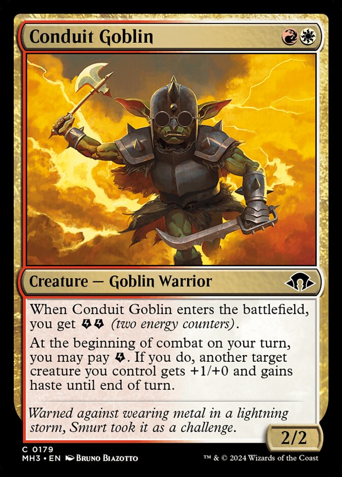 Conduit Goblin 179 (Modern Horizons 3)  - Foil | Good Games Adelaide SA