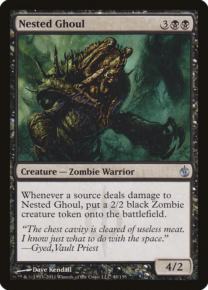 Nested Ghoul 48 (Mirrodin Besieged)  - Foil | Good Games Adelaide SA