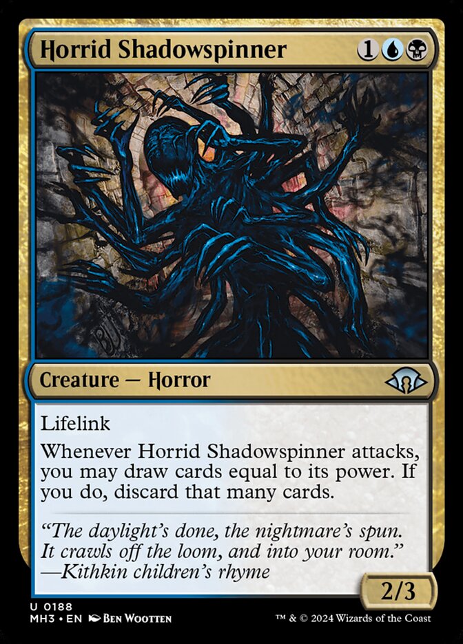 Horrid Shadowspinner 188 (Modern Horizons 3)  - Foil | Good Games Adelaide SA