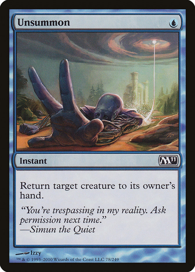 Unsummon 78 (Magic 2011 (M11))  | Good Games Adelaide SA