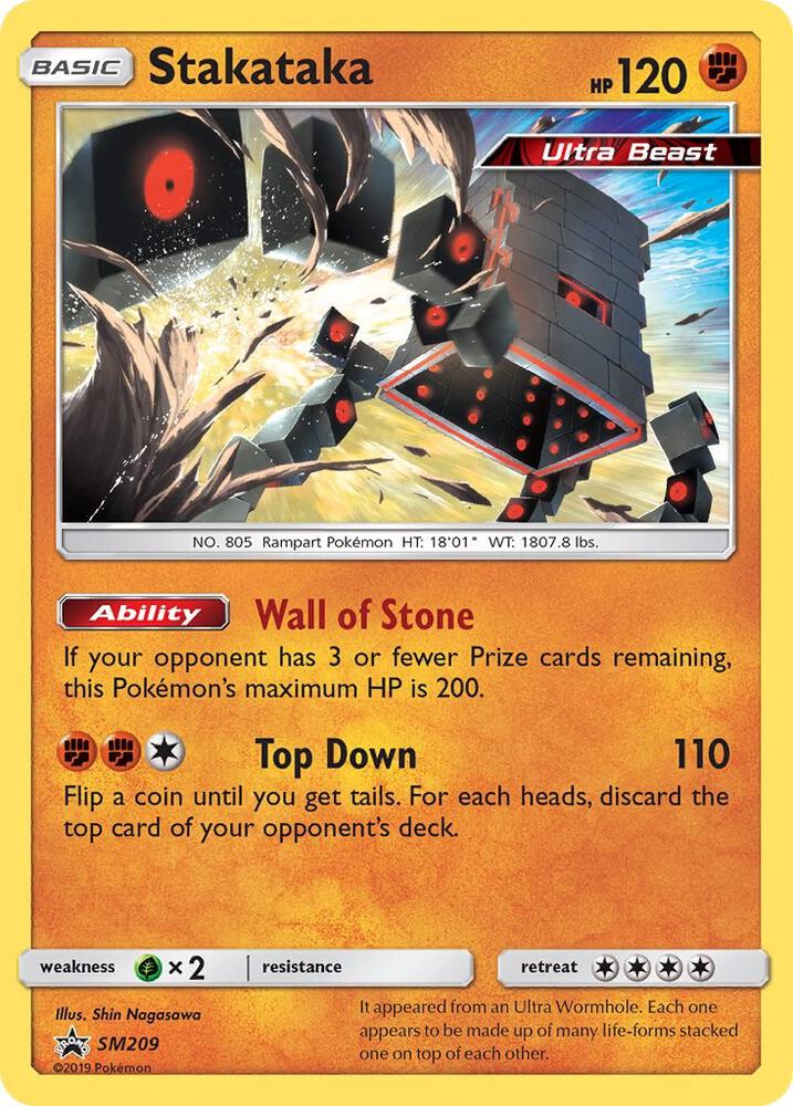 Stakataka SM209 (SM Promos)  - Holofoil | Good Games Adelaide SA