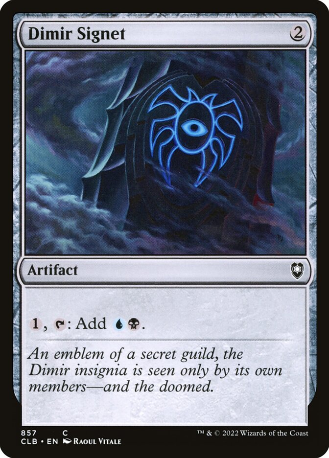 Dimir Signet 857 (Commander Legends: Battle for Baldur's Gate)  | Good Games Adelaide SA