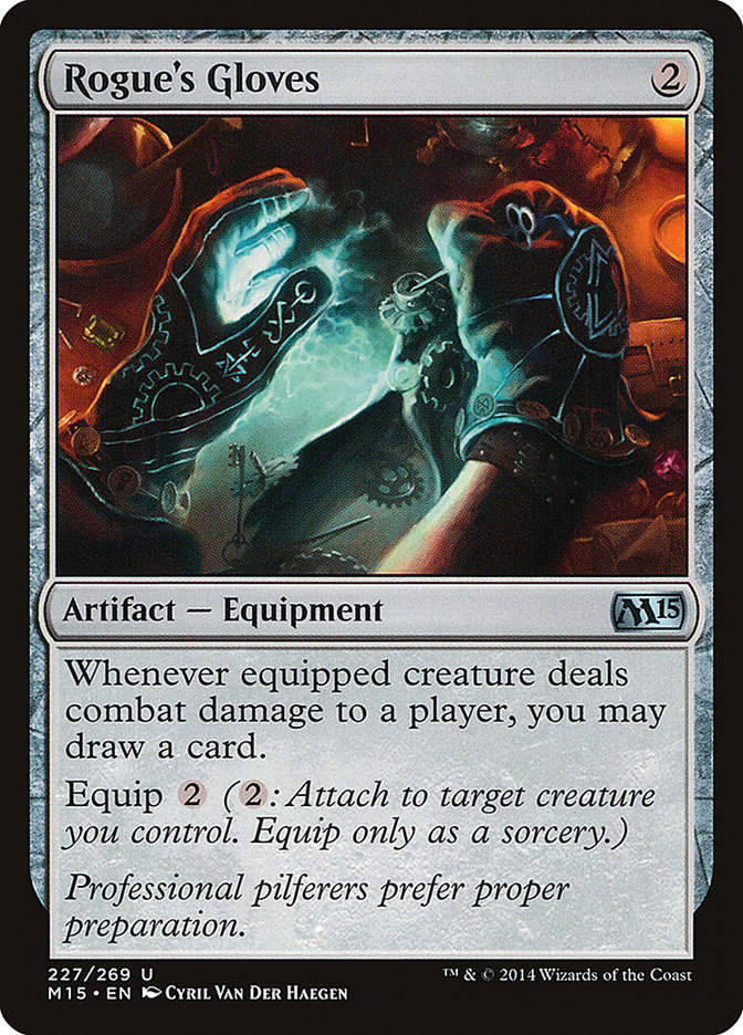 Rogue's Gloves 227 (Magic 2015 (M15))  - Foil | Good Games Adelaide SA