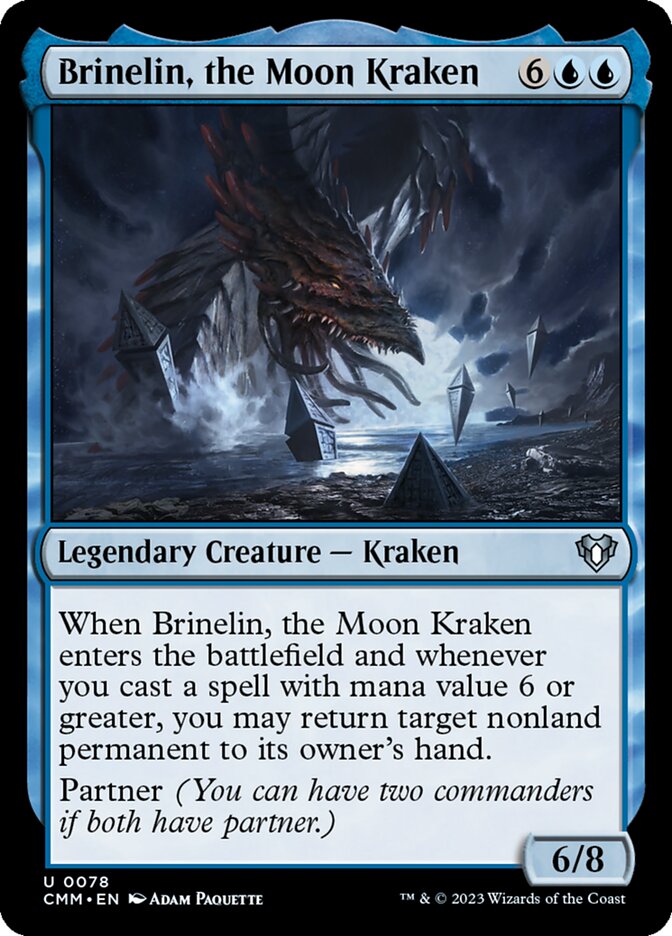 Brinelin, the Moon Kraken 78 (Commander Masters)  - Foil | Good Games Adelaide SA